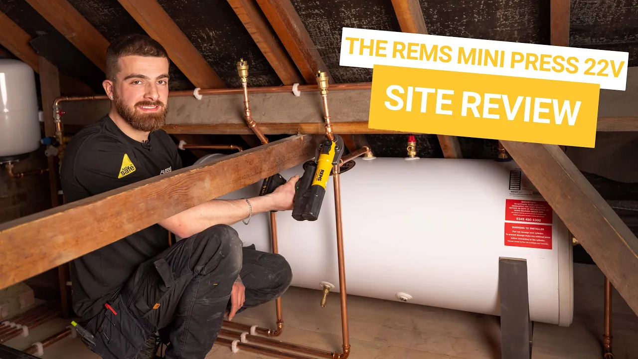 REMS Mini Press 22V testée sur chantier