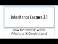 Inheritance in Python Bangla 3 1 How methods and constructors work in inheritance