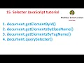 15 JavaScript Selectors DOM JavaScript tutorial Semant Sir MultistarSemant mishra