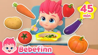 [ALL] Calm Mealtime Videos for Toddlers | Bebefinn Playtime Compilation | Nursery Rhymes