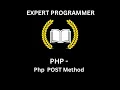 PHP Post Method