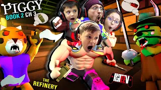 Roblox PIGGY Book 2 Chapter 3 REFINERY Zizzy s Infected FGTeeV Family Escape