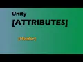 Header Unity Attributes