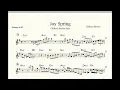 【Joy Spring】Clifford Brown Trumpet solo(Transcription) inB♭