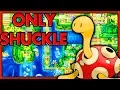 Can I Beat Pokemon Leaf Green with Only a Shuckle NO ITEMS MENU Pokemon Challenges