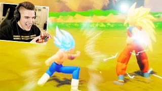 i tried playing new fan made dragon ball z games