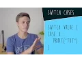 Switch Cases Swift Basics Swift 3 in Xcode