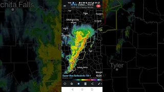 SEVERE THUNDERSTORM WARNING Ennis TX