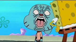 سبونجبوب يخبر غامبول بالسر 