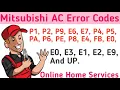 Mitsubishi AC Error Code List Mitsubishi AC Error Codes