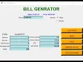 PYTHON PROJECT EASY RESTAURANT BILL GENRATOR PART 1 GUI BASED-TKINTER SOURCE CODE DOWNLOAD