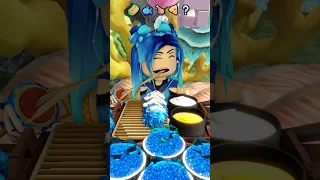 Eating Blue Food Only Roblox ASMR Mukbang