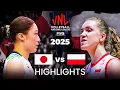 Download Lagu JAPAN 🇯🇵 vs POLAND 🇵🇱 | HIGHLIGHTS | Women's VNL 2025