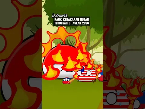 Rank Kebakaran Hutan Terbesar di Asean 2026