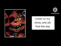 Withered foxy but with scary voice ai
