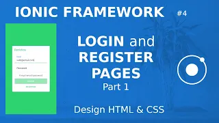Ionic Tutorial - Login and Registration pages