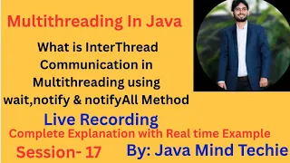 Multithreading in Java what is InterThread communication using wait notify notifyAll Method