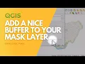 Add a nice visual buffer with geometry generator in QGIS