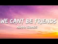 Ariana Grande - we can't be friends (Lyrics)