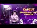 Reverse zoom halftone transition tutorial Capcut manga anime
