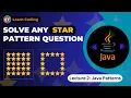 Java Star Pattern Program Logic Learn Coding