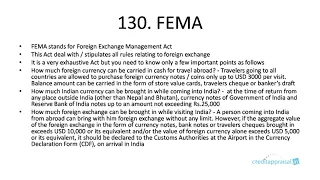 130 FEMA Foreign Exchange Management Act