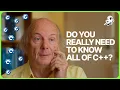 Does Bjarne Stroustrup know ALL of C