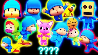 146 pocoyo and nina patoo pinkfong finding hogi sound variations in 506 seconds