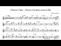 Dexter Gordon - “Cheese Cake” Transcription