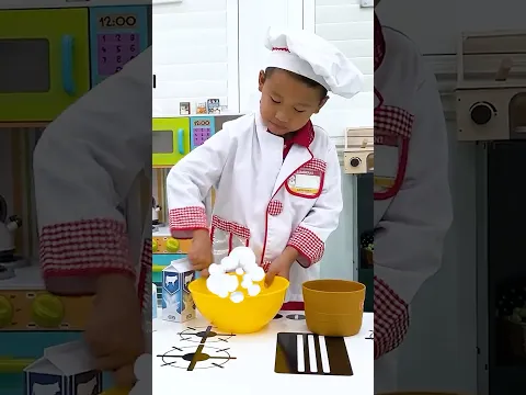Maddie Learns to Cook With Chef Kaden! Kids Play Cooking
