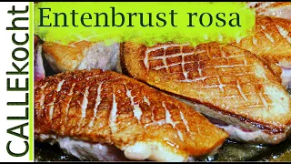 knusprige entenbrust rosa braten rezept mit orangen