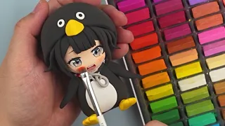 【DIY】Gugugaga Penguin 🐧sculpting anime clay figure ✅ ググガガペンギン 구구가가 펭귄 피규어
