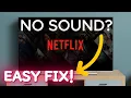Smart TV Soundbar Not Working with Netflix Easy Solution