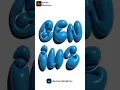 How to make 3D Bubble text in illustrator