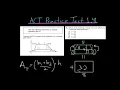 ACT Practice Test 1 41 Trapezoid Area