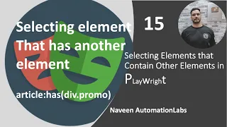 - Selecting elements that contain other elements Playwright with Java