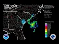 2008 Cristobal - Charleston SC WSR-88D Radar Animation