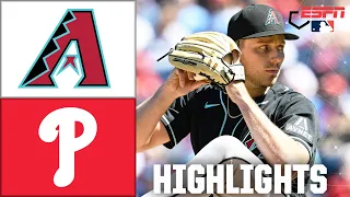 Arizona Diamondbacks vs Philadelphia Phillies Full Game Highlights ESPN MLB