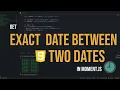 How To Get Specific All Dates Between Two Dates in Moment JS 2023