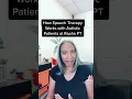 Speech Therapy and Autism
