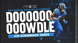 Best plays from Rico Dowdle s 239 yard game vs Cowboys Week 6 Carolina Panthers