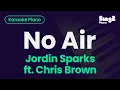 Jordin Sparks, Chris Brown - No Air (Piano Karaoke)