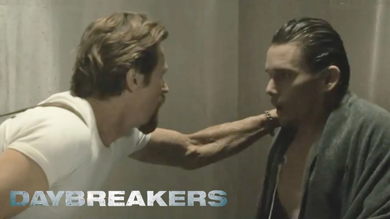 Edward Tries Out An Experiment To Become Human | Daybreakers