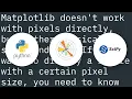 Specifying and saving a figure with exact size in pixels