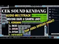 Lagu CEK SOUND KENDANG, BASS, DRUM, RYTEM, INSTRUMEN, MIXING SAMPAI JADI PART 1