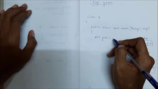 Check if a given year is Leap Year Java