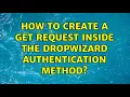 How to create a GET request inside the dropwizard authentication method