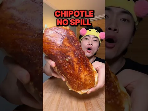 Chipotle No Spill Challenge!!🤤🤤🤯 #food #challenge