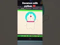 How can you draw Doraemon with python really