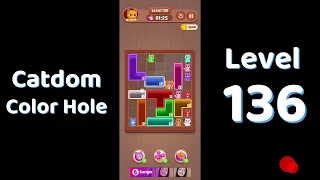 Catdom Color Hole Level 136 Screenshot